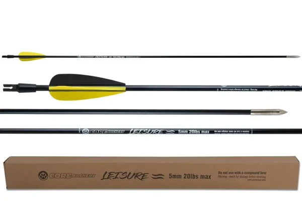 PUŠČICA CORE FIBERGLASS 5mm - 5kos