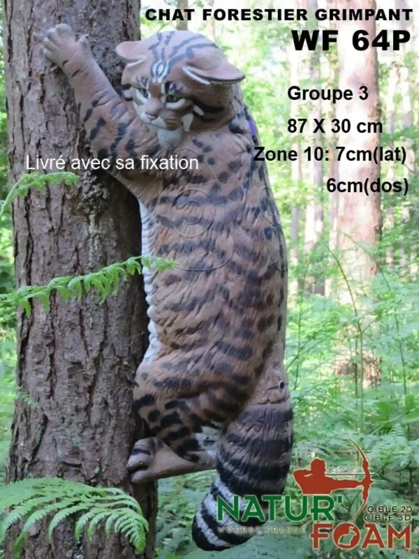 3D NATUR FOAM DIVJA MAČKA