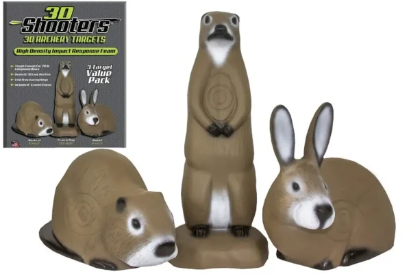 3D KIT MUSKRAT - RABBIT - PRAIRI DOG
